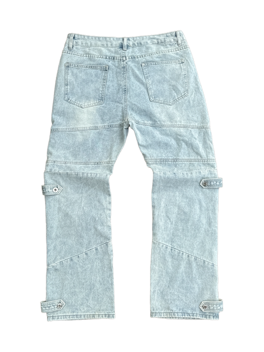 Washed Jeans B507 - Light Blue